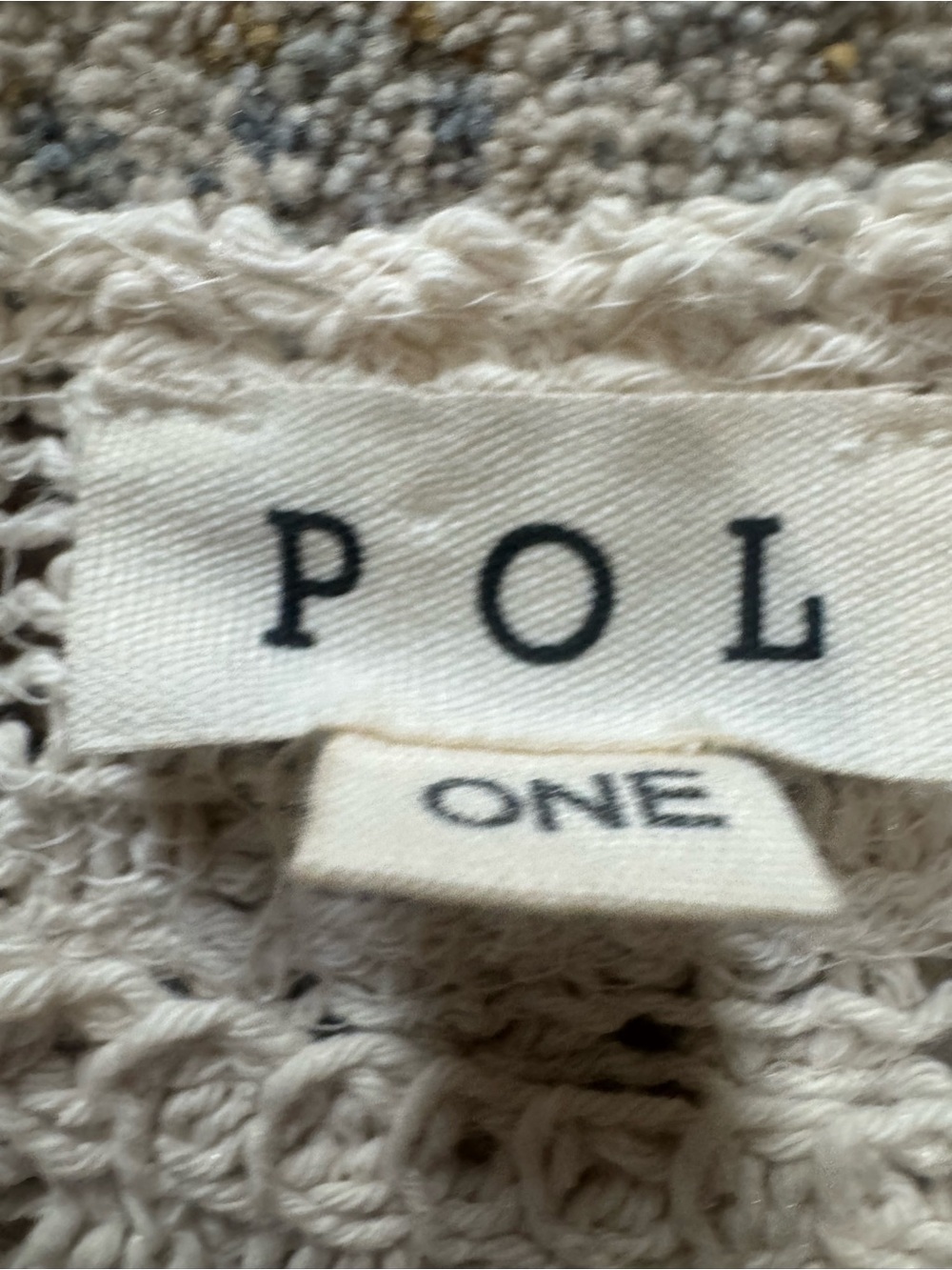 POL Cream Crochet & Ruffle Tank Top - Picture 2 of 6